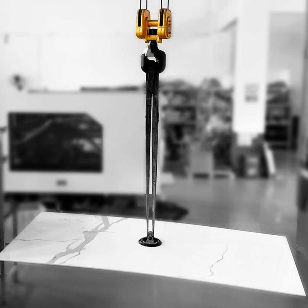 Vakuum Glasheber mit Manometer 280 kg – 8 Zoll Saugheber für Fliesen, Metall, Glas – Profi Saugnapf