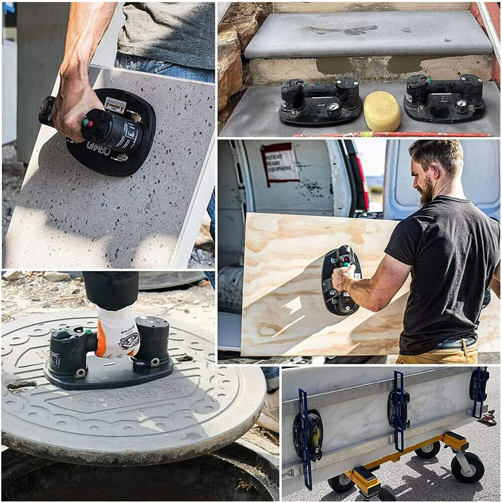 Nemo GRABO 2 Batterien Elektrischer Vakuum-Saugnapfheber Saugnapf bis 170KG - XIIW