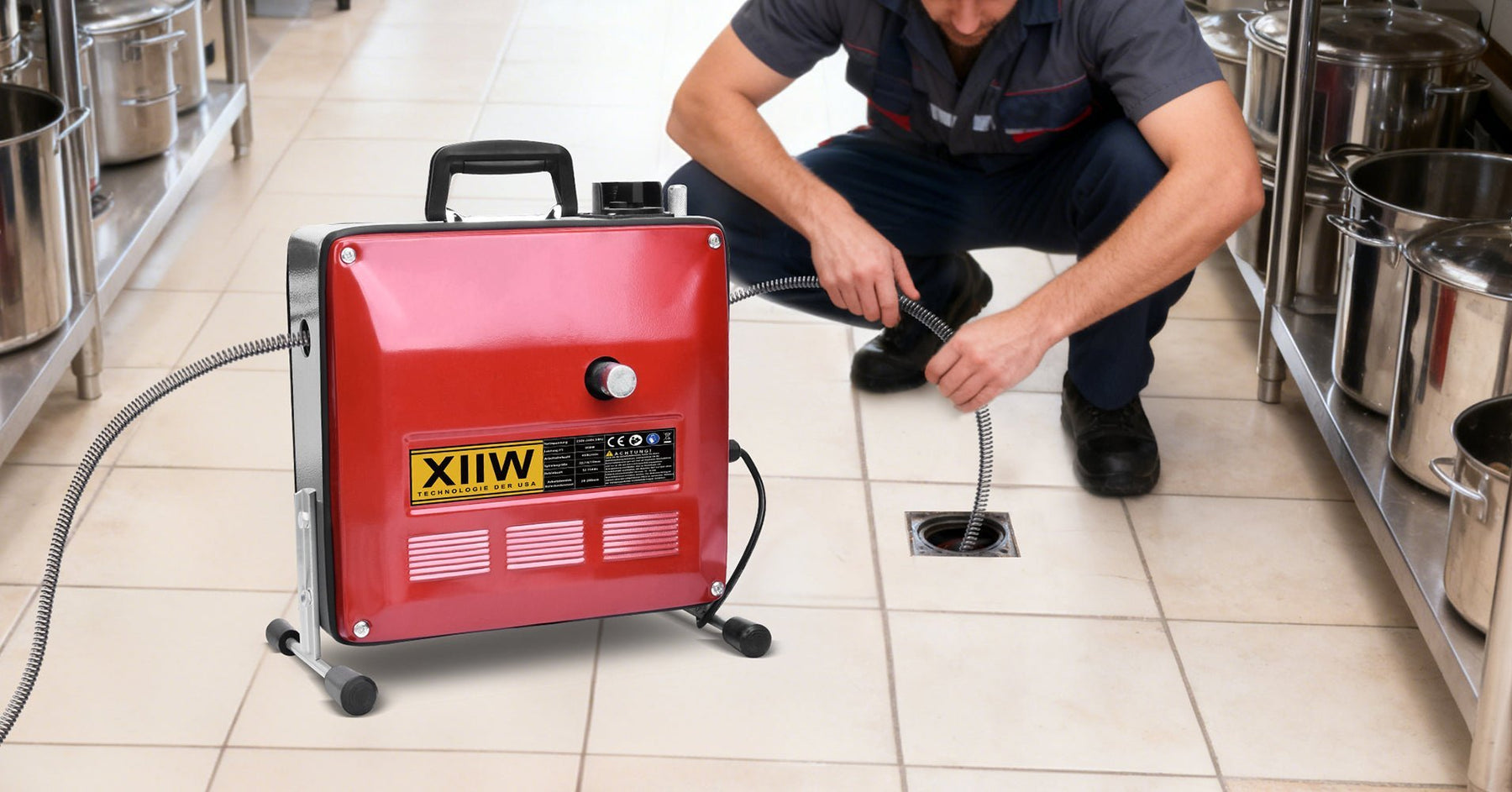 Effiziente Rohrreinigung mit der Rohrreinigungsmaschine – Die Lösung für verstopfte Rohre - XIIW