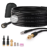 10 - 30M Rohrreinigungsschlauch Max. 240Bar für Kärcher K2 - K7, LAVOR, Bosch Hochdruckreiniger