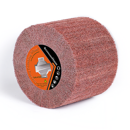 High-quality abrasive roller brush with aluminum oxide – Professional surface treatment for metal, wood and stone