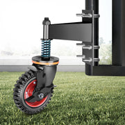 150 mm Schwerlast - Torrad – Stabilität und mühelose Torbewegung für leichte Tore