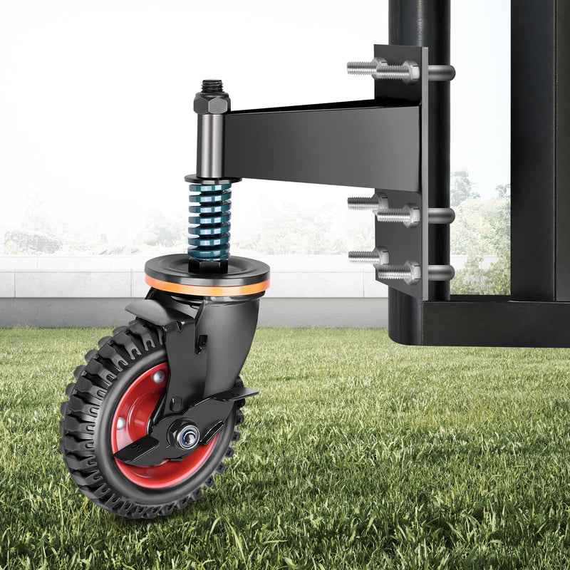 150 mm Schwerlast - Torrad – Stabilität und mühelose Torbewegung für leichte Tore