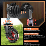 150 mm Schwerlast - Torrad – Stabilität und mühelose Torbewegung für leichte Tore