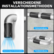 150mm Rohrventilator mit stufenloser Drehzahl – Kraftvoll, leise, 9,8 m³/min Luftstrom für Garage & Keller