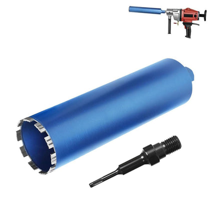Diamond core bit L 460mm | Ø52mm-Ø200mm | 1 1/4 inch UNC | with turbo segment SDS-PLUS adapter core drill segment height 10mm wet core bit dry core bit laser welded for concrete granite marble stone masonry 