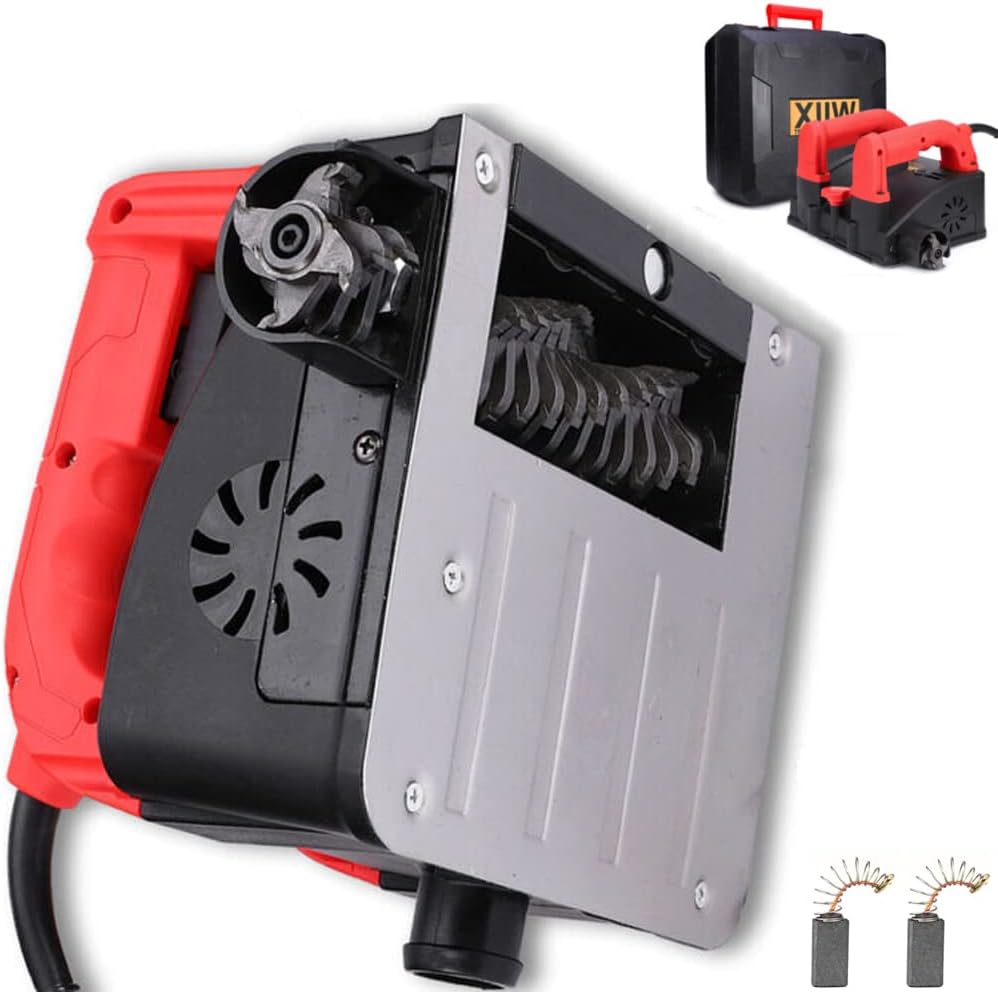 XIIW Wandschleifer – Elektrisches Schleifgerät mit 1600W Leistung & Hartmetall-Frästrommel für Wand & Boden