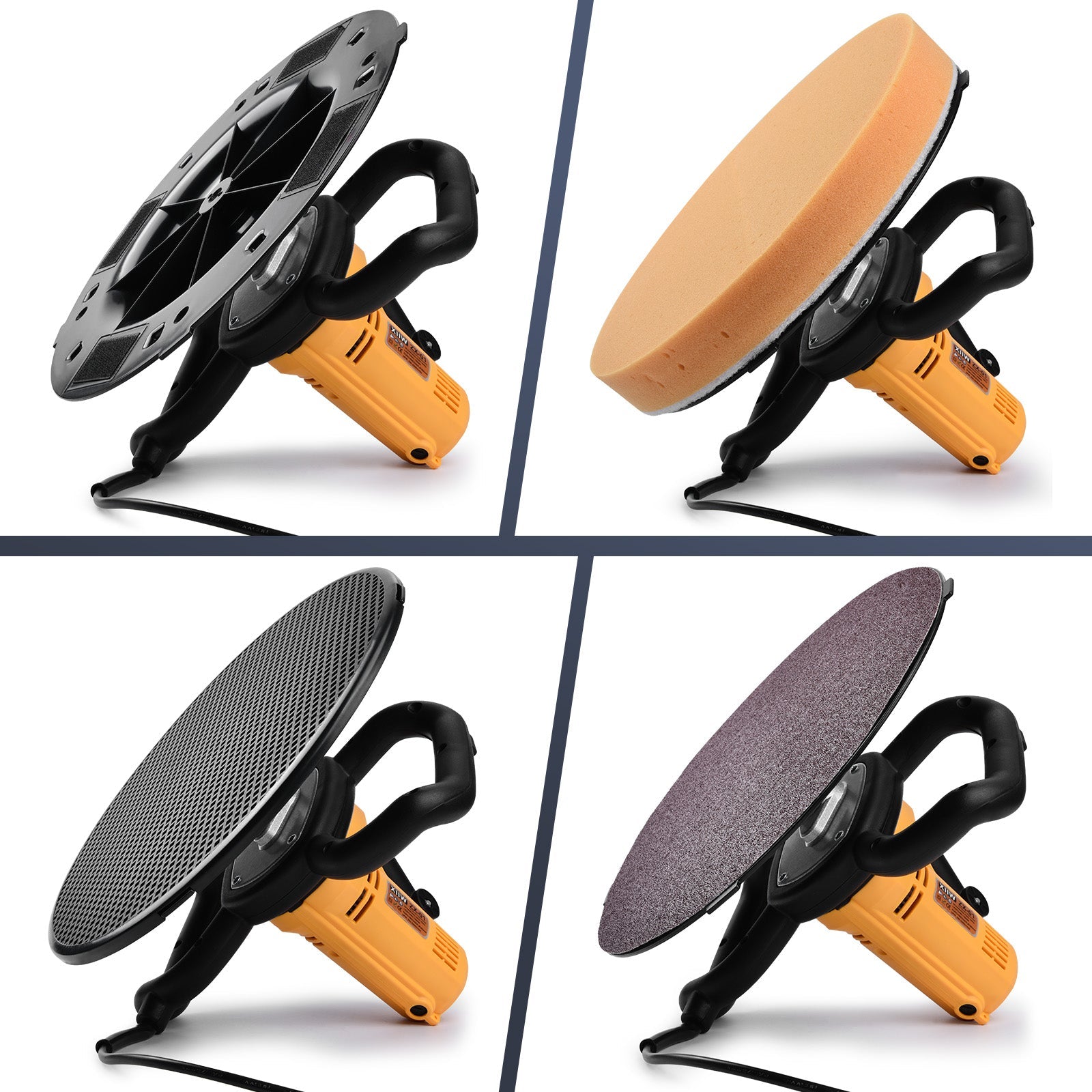 2 - in - 1 Putzglättmaschine + Betonmischer – 1680W, LED, 6 - Gang Drehzahl, Vielseitig