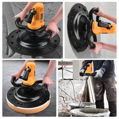 2 - in - 1 Putzglättmaschine + Betonmischer – 1680W, LED, 6 - Gang Drehzahl, Vielseitig