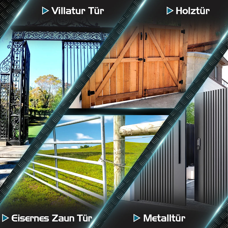 200 mm Schwerlast - Torrad – Stabile Unterstützung für schwere Tore