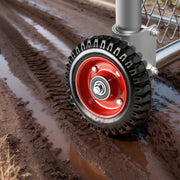 200mm Schwerlast Torrolle, 150kg Torstützrolle für Rundrohr 4–5,2 cm – Gartentor & Einfahrtstor Zubehör