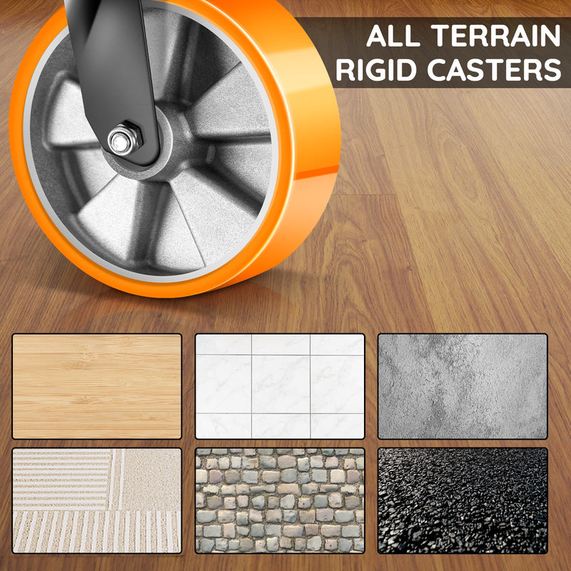 2×200mm Schwerlast - Lenkrollen mit Bremse – Extrem belastbar & leise für Werkstatt, Garage & Maschinen