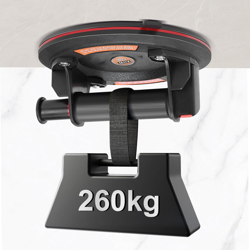 2er Set Vakuum - Saugheber – Max. 260 kg Tragkraft, 200 mm Saugscheibe inkl. Werkzeugkoffer