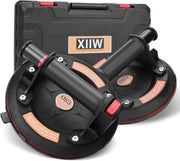 2er Set Vakuum - Saugheber – Max. 260 kg Tragkraft, 200 mm Saugscheibe inkl. Werkzeugkoffer