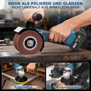 3 - in - 1 Akku Satiniermaschine | Glätten, Polieren & Schleifen mit 1200W Leistung