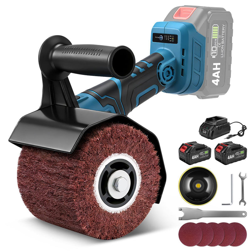 3 - in - 1 Akku Satiniermaschine | Glätten, Polieren & Schleifen mit 1200W Leistung