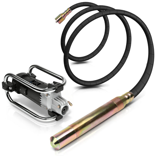 3200W Betonrüttler mit 50mm Vibrierkopf & 6m Weichwelle – Profi Betonverdichter