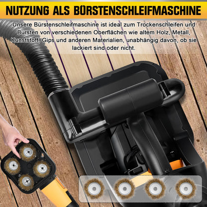 3800W Betonschleifer – Multifunktionale Schleifmaschine mit Staubabsaugung für Beton,Metall – Ergonomisch für Profi & DIY