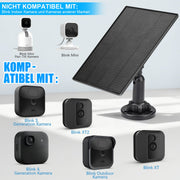 3W Solar - Ladegerät für Blink Outdoor Kameras – Zuverlässige Solarstromversorgung