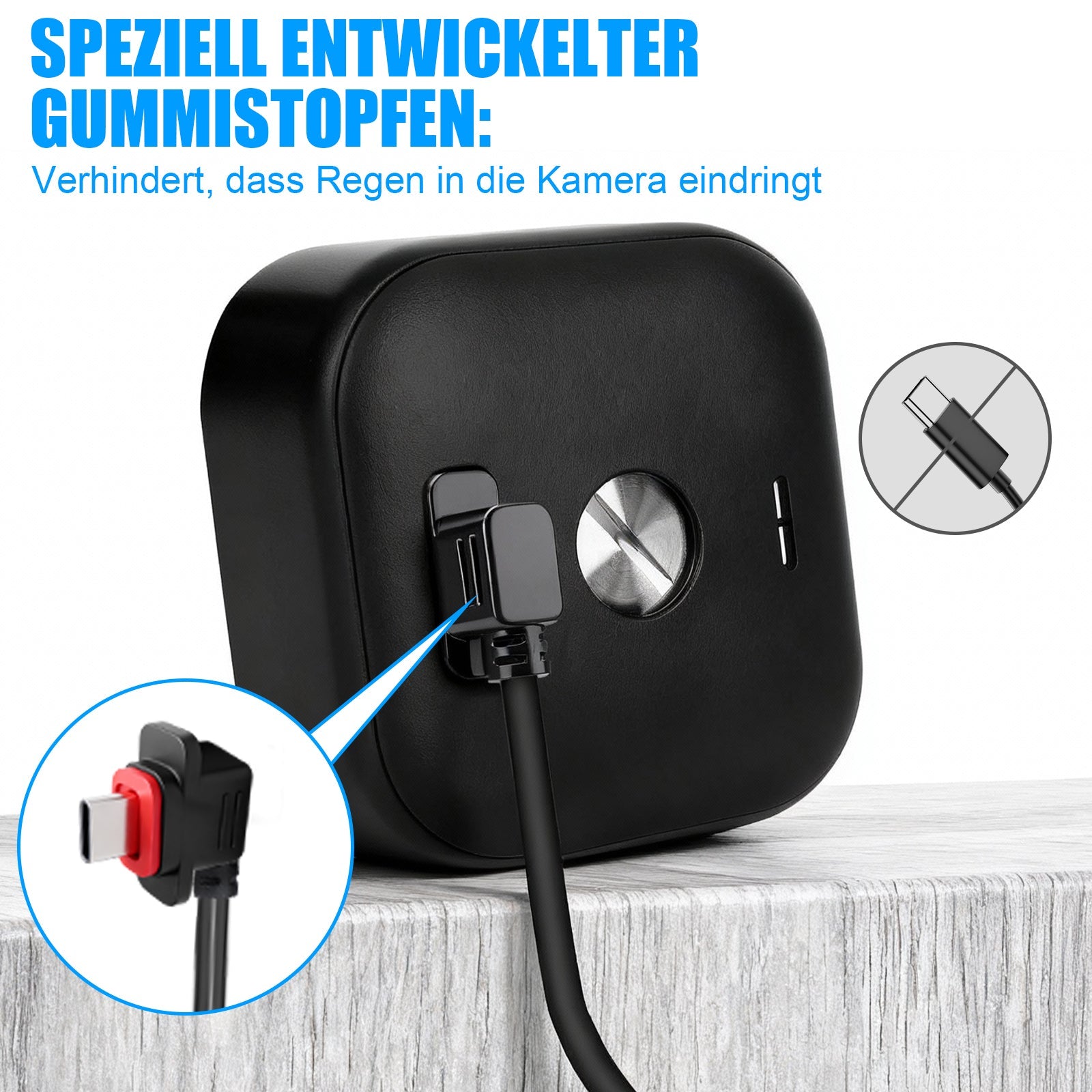 3W Solar - Ladegerät für Blink Outdoor Kameras – Zuverlässige Solarstromversorgung