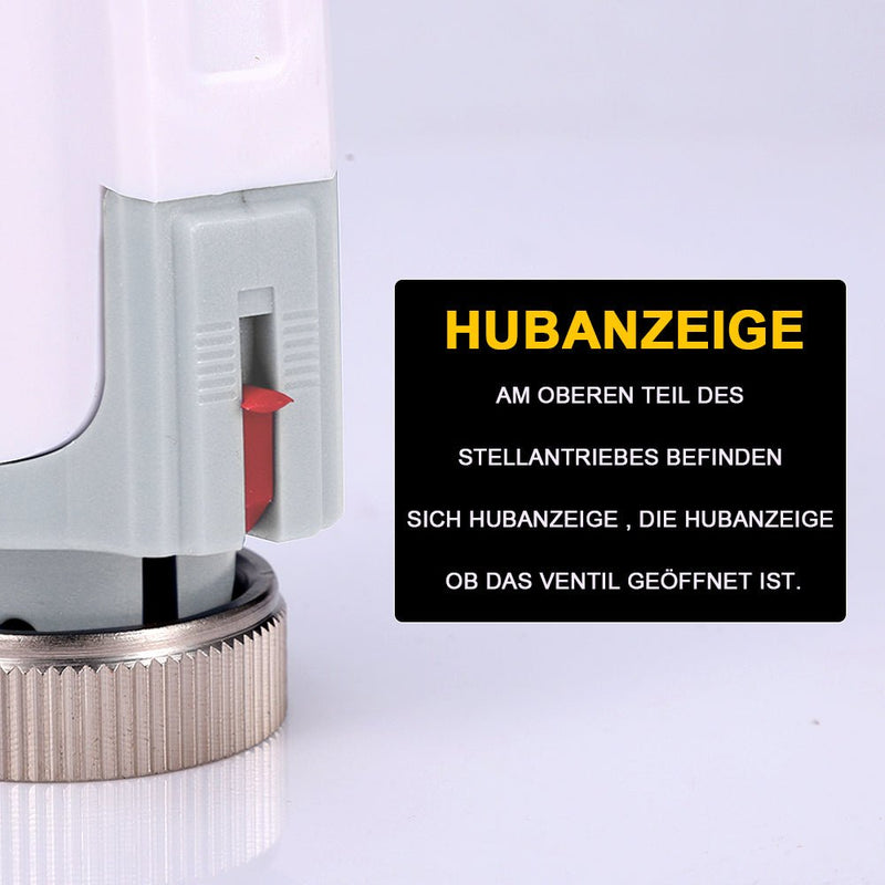 4er Set Elektrischer Stellantrieb 230V AC – Präzise Ventilsteuerung für Heizungs - und Lüftungsanlagen mit IP54 Schutz