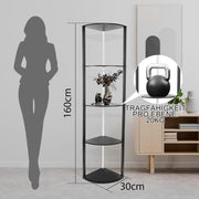 5 Stufige RGB Eckregal Stehend,LED Stehlampe Wohnzimmer 160cm App & Fernbedienung 2700 - 6500K