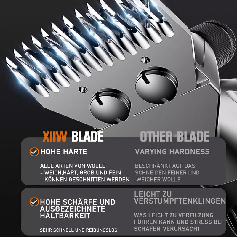 550W Profi - Schafschermaschine – Verstellbare Tierhaarschneidemaschine für Schafe & Hunde mit dickem Fell