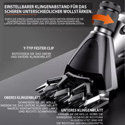 550W Profi - Schafschermaschine – Verstellbare Tierhaarschneidemaschine für Schafe & Hunde mit dickem Fell