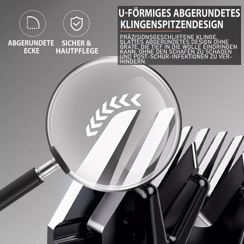 550W Profi - Schafschermaschine – Verstellbare Tierhaarschneidemaschine für Schafe & Hunde mit dickem Fell