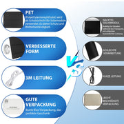 5W Solarmodul für Akku - Überwachungskameras – Outdoor Solarpanel IP65 mit USB/USB - C/DC 3,5 mm für 5V WLAN Kamera