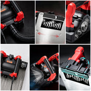 XIIW Wandfräse 1600W, Sanierungsfräse 120 mm mit Seitenfräser, 1000–4000 U/min für Putz, Farbe & Kleberreste