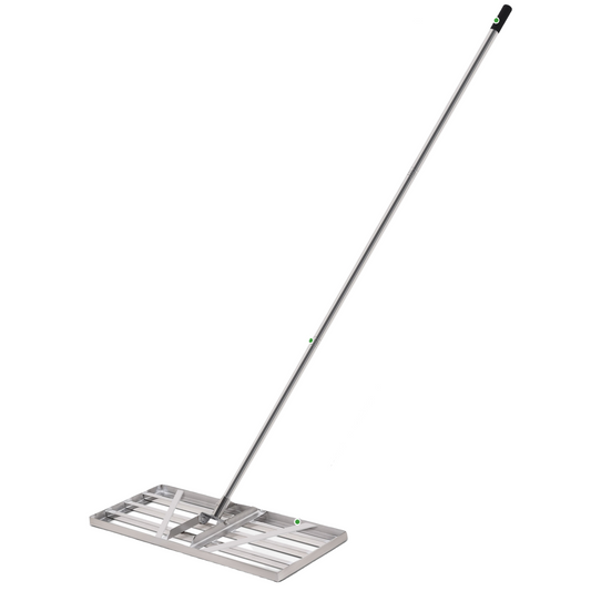 Rasenrakel Edelstahl 85cm – höhenverstellbar 134–200 cm, rostfrei & bis 80 kg belastbar – für Garten, Rasen & Golfplatz