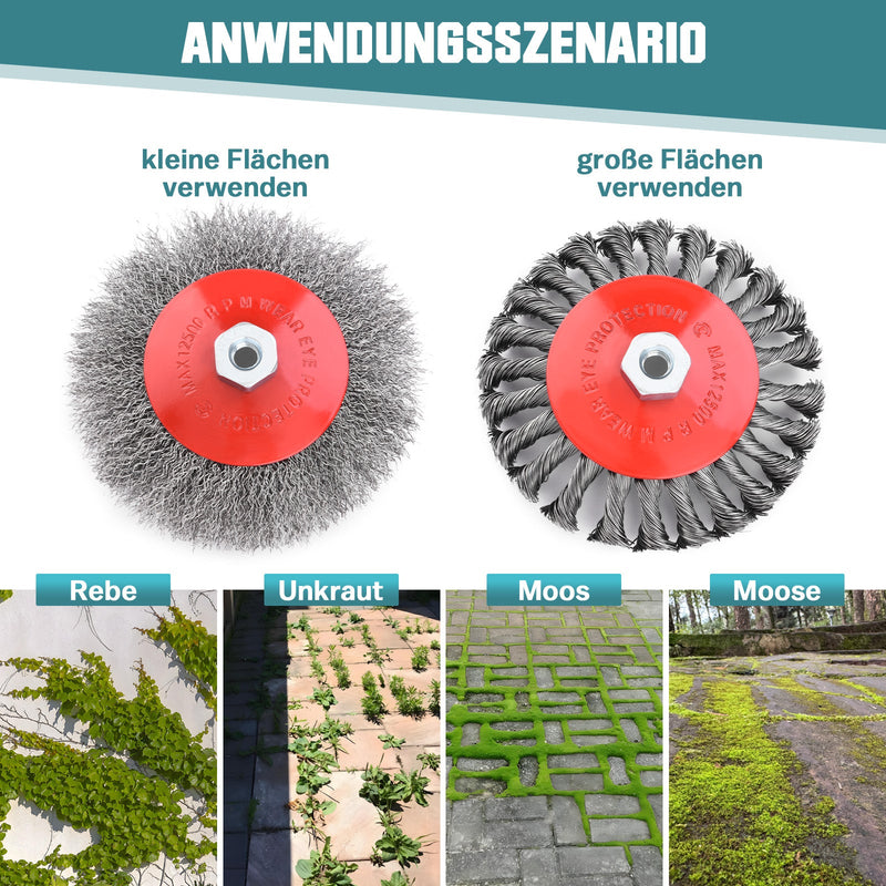 800W Bürstenloser Rasentrimmer für Makita 18V Akku, inkl. Schneidedraht, Metallklingen & Unkrautbürste – Effizient & Stromsparend für Gartenarbeit