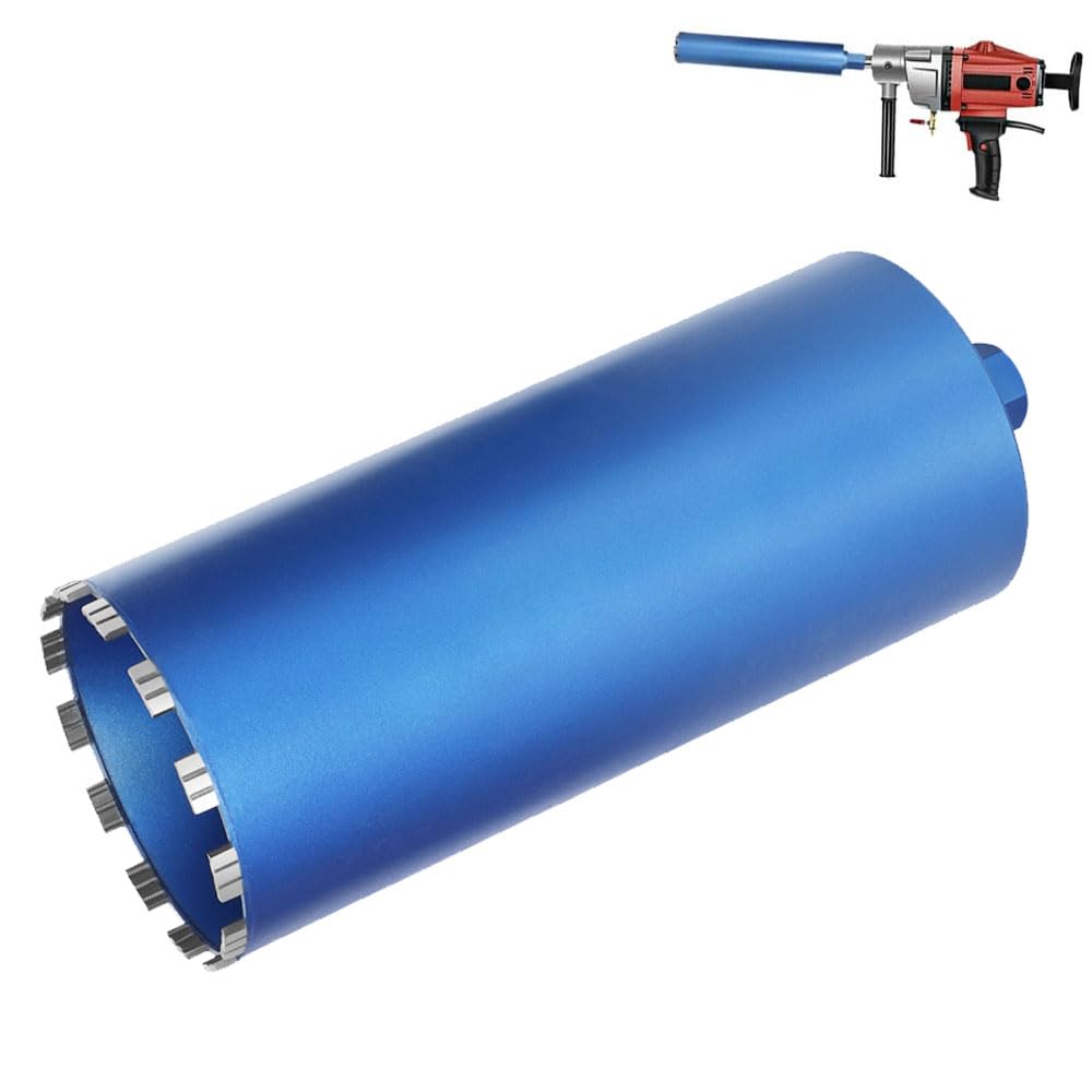 Diamond core bit L 460mm | Ø52mm-Ø200mm | 1 1/4 inch UNC | with turbo segment SDS-PLUS adapter core drill segment height 10mm wet core bit dry core bit laser welded for concrete granite marble stone masonry 
