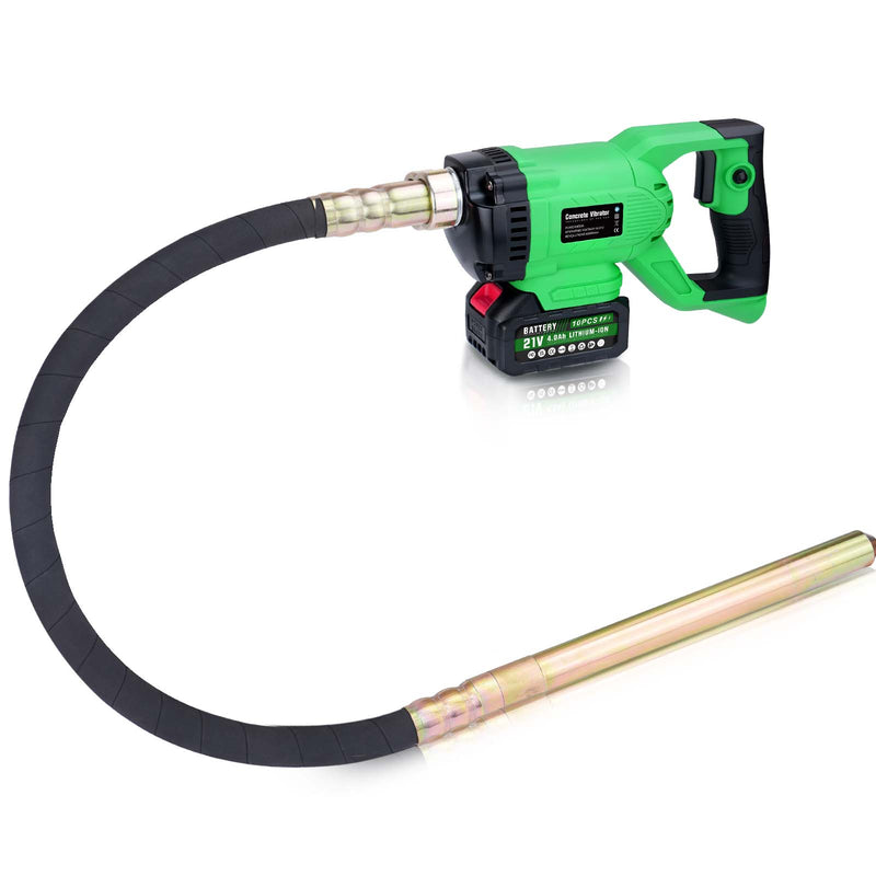 XIIW Kabelloser Betonrüttler 850W Kupfermotor | Ø35 mm Rüttelstab | 200Hz für dichten stabilen Beton