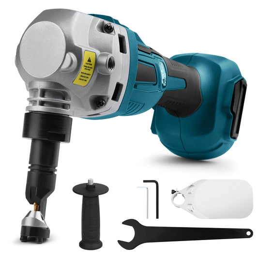 Akku Metallnibbler 18V mit bürstenlosem Motor, 360° drehbarer Blechschneider, für Edelstahl & Aluminium, ohne Akku