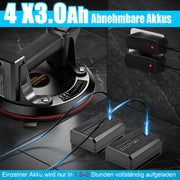 Akku Vakuumheber 200 kg mit Digitalanzeige – Elektrischer Saugheber für Glas & Fliesen