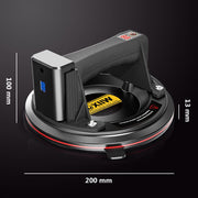 Akku Vakuumheber 300 kg für Glas, Fliesen & Metallplatten – Kabellos mit Drucksensor & 12V Akku – Mobil für Baustelle und schwere Lasten