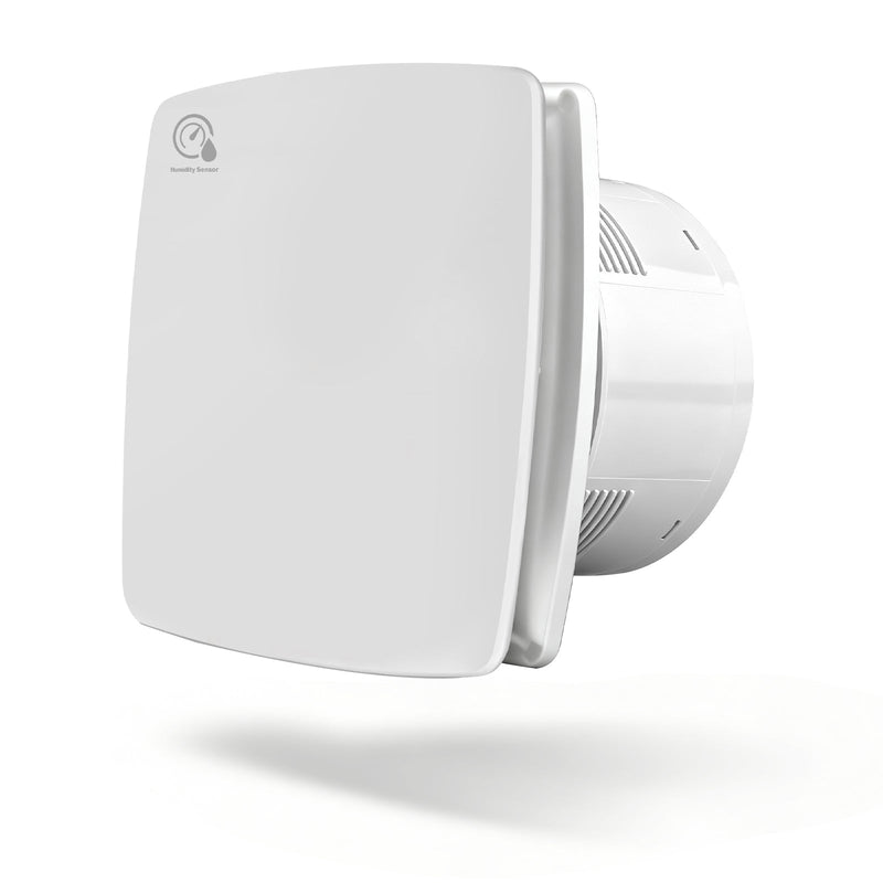 Automatischer Luftentfeuchter mit Feuchtesensor & Nachlauffunktion – Leiser Ventilator für Badezimmer & Küche, IPX4 Spritzwasserschutz