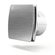 Badlüfter 150mm mit Feuchtesensor & Nachlauftimer, 95 m³/h leiser Abluftventilator IPX4 mit Rückstauklappe gegen Feuchtigkeit & Schimmel