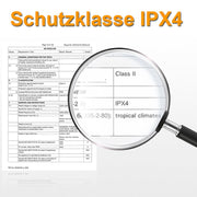 Badlüfter mit Feuchtesensor und Nachlauffunktion für Badezimmer und Küche – Leise, 100mm