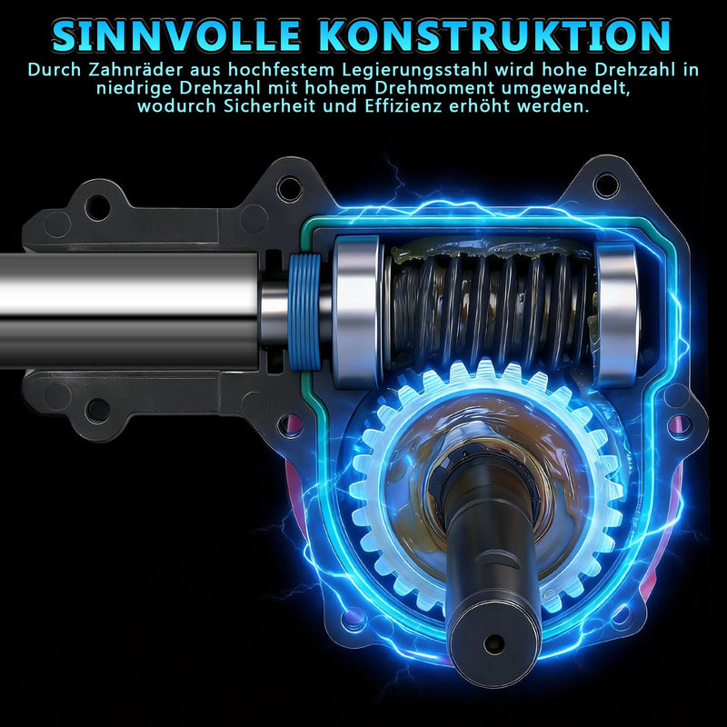 Bodenfräse Aufsatz für Freischneider 26mm 9 - Zahn Gartenfräse Kultivator Bodenlockerer mit Manganklingen für Benzin Rasentrimmer Garten