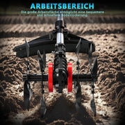 Bodenfräse Aufsatz für Freischneider 26mm 9 - Zahn Gartenfräse Kultivator Bodenlockerer mit Manganklingen für Benzin Rasentrimmer Garten