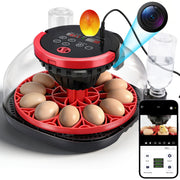 Brutgerät 12 Eier mit Kamera App Steuerung Inkubator automatisch Hühner Wachtel Eier Brutmaschine Temperatur Feuchtigkeit Kontrolle