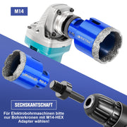 Diamant Bohrkrone M14 – Fliesenbohrer für Beton, Granit & Feinsteinzeug