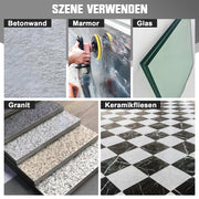 Diamant Polierscheiben Set – 12 - tlg. mit M14 Zubehör &amp; Bohreraufsatz