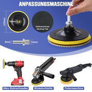 Diamant Polierscheiben Set 14-tlg. | 50-10000 Körnung | für Stein & Granit | mit M14 & Bohrer Adapter