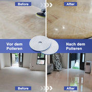 Diamant Polierscheiben Set 14-tlg. | 50-10000 Körnung | für Stein & Granit | mit M14 & Bohrer Adapter