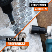 Diamant - Trennscheibe & Bohrkrone Set – Profi Fliesenleger Werkzeug 125mm