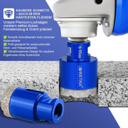 Diamant Trockenbohrer M14 – 16–150 mm für Fliesen, Granit & Feinsteinzeug – 23 Größen